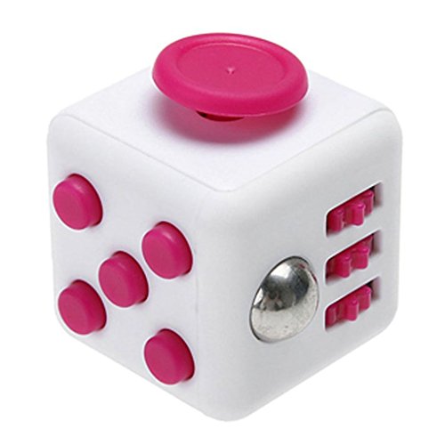 ENJOY JuYi Fidget Cube Relieves Stress And Anxiety for Children and Adults (Red)