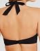 figleaves Womens Icon Mesh Underwired Halter Bikini Top size 36DD in Black