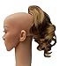 SWEET SHORT CURLY PONY TAIL HAIR EXTENSION, (CLAW GRIP) (09 Dark Strawberry Mix)