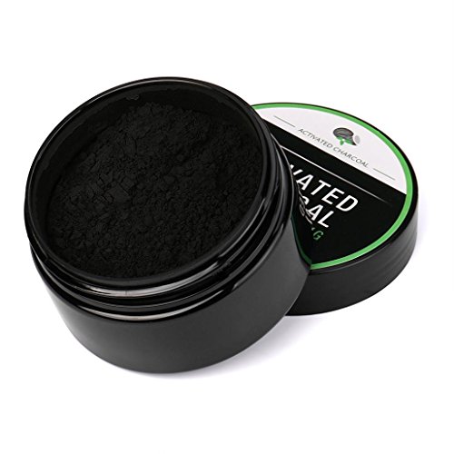 Holeider Natürliches Aktivkohle Zahnaufhellung mit Aktivkohle Pulver 30g ( activated charcoal teeth whitening ) - 5
