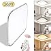 Produktbild 36W Dimmbar LED Deckenleuchte Eckig Deckenlampe Ultraslim mit Fernbedienung Wohnzimmerlampe Badleuchte Schlafzimmerleuchte Beleuchtung Innenleuchte Silber Energiesparende Möbeleinbauleuchte