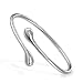 Fasherati 925 Sterling Silver Drop Open Bangle for Girls RS.169.00
