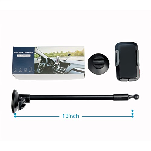 Multi Angolo Cellulare Supporto da auto auto camion con giunto sferico per Smartphone parabrezza Long Arm 360Â gradi Umdrehbar, per iPhone, Samsung Galaxy S8, HTC, e altri smartphone