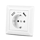 ♪【Zertifizierungen】: CE, TÜV, RoHS der europäischen Norm. Unsere steckdose unterputz sind für Mobilgeräte wie Smartphones, Tablets, MP3s und Kameras geeignet