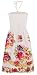 Ladies Floral Paisley Print 3 in 1 Summer Dress/Maxi Skirt, Pink, Medium