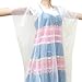 100 PCS 60 x 90cm Plastic Disposable Waterproof Hair Salon Barber Cape Hair Cutting Hairdressing Shoulder Capes