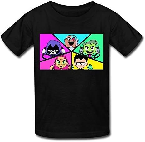 POKEMING Cartoon Teen Titans Go Robin Kid's Boys And Girls T Shirts
