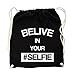 Produktbild Belive in your #Selfie Gym Bag Black