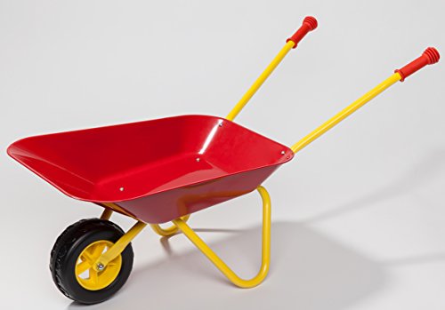 Kinderschubkarre aus Metall mit TÜV/GS, Belastbarkeit bis 35 kg, Maße: 73 cm, Metallschubkarre, Schubkarre, Handwagen - 8