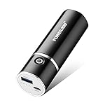Poweradd Slim2 5000mAh Chargeur Portable Batterie de Secours Externe pour téléphone potable(Apple Adapteurs Non Inclus)et D'autres Appareils Chargés Via USB 5V-Noir