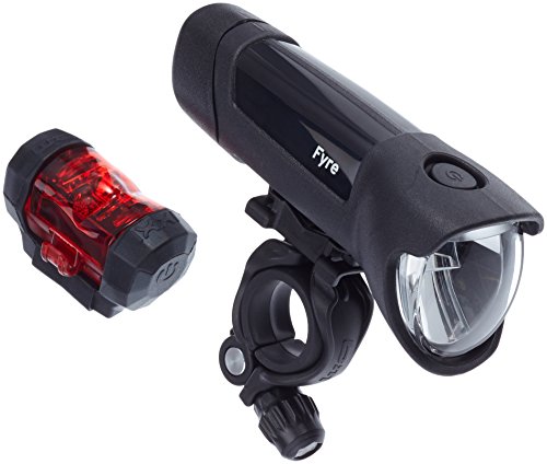 Busch & Müller Fahrradlicht Lichtset IXON Fyre plus IXXI, 195L/383