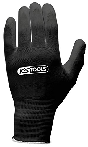 KS Tools Mikro-Feinstrickhandschuhe-schwarz, 12 Paar - 3
