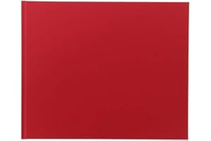 LETTS OF LONDON Letts Icon Quarto Landscape Occasions/Guest Book - red