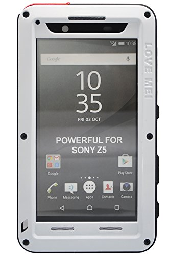 Funda protectora de aluminio para Sony Z5, resistente al agua, a prueba de golpes, con Gorilla Glass, para Sony Xperia Z5, con Protector de pantalla de 5,2 pulgadas