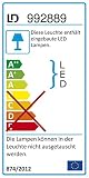 LED, LED Deckenleuchte , Skyler Ø390, RGB, 24W 1650lm, Fernbedienung - 7