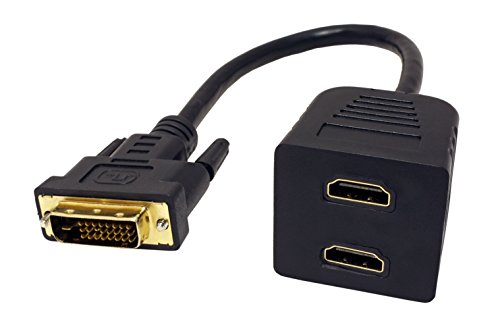 Value 14993510 Video-Splitter, DVI nach 2-fach HDMI schwarz - 2
