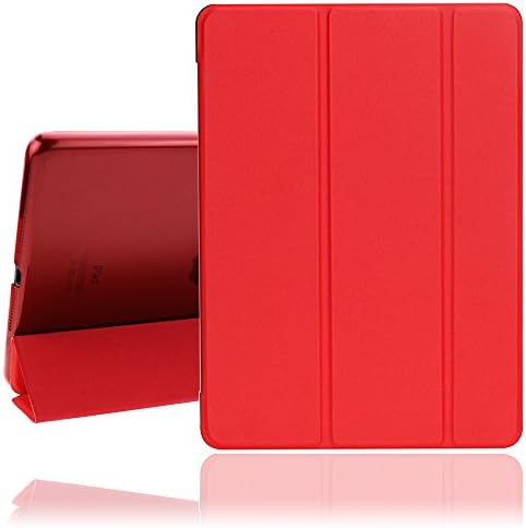 New iPad Case, 2017/2018 iPad 9.7 inch Cover Case with Auto Sleep/Wake Function, Ultra Slim Lightweight Smart iPad Case for Newest iPad Model A1822/A1823/A1893/A1954  (Red)