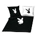 Produktbild Playboy Baumwolle Bettwäsche Classic black, Größe:135x200 cm + 80x80 cm