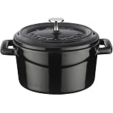 Lava Metal D&ouml;k&uuml;m Mini Tencere, 10 cm, 0.35 L Hacim, Siyah