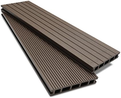 Ecoscape UK Clarity Composite Decking 41sq Metre Pack (incl. fixings and screws) (Walnut)