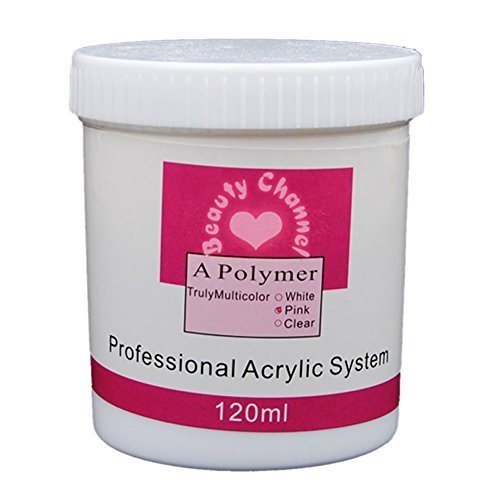 Fashion Gallery Jumbo Large Size 120g Acrylic Powder Builder Nail Art Color Pink