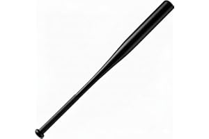 WELLDER Mazza da Baseball in Acciaio 71cm Rinforzata Super Resistente Peso 1Kg Nera, Color Argento o Rossa con Grip 28"