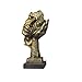 Produktbild chongyixian quanping Wohnkultur Desktop Denker Audient Ornamente Figur Statue Skulptur Artwork (Golden, Modell A1)