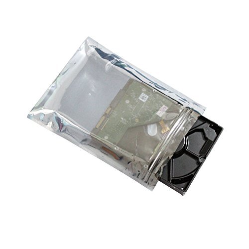 LJY 75 Stück Antistatische wiederverschließbare Beutel für SSD HDD und elektronisches Gerät, verschiedene Größen - 3