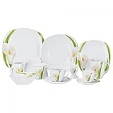 Lieferumfang: 62-tlg. Kombigeschirr Calla für 6 Personen