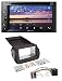 Produktbild caraudio24 Pioneer AVH-A3200DAB Bluetooth 2DIN USB DVD DAB MP3 Autoradio für Citroen Nemo FIAT Fiorino Peugot Bipper