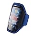 Produktbild handy-point, Armhalter, Sportarmband für iPhone 6, 6S, Sony Xperia Ion, S, T, V, L, SP, M, M2, Z, Z1 Compact, Z3 Compact, Sony Z5 Compact, E3, ZR, Samsung Core Plus, Grand Prime, Galaxy Express 2, Galaxy S5, S5 Neo, S5 Mini, Galaxy Core, Galaxy Nexus, Galaxy Alpha, Express, Ativ S, S4 Active, Motorola, G, Moto X, Ascend G510, G525, G526, G6, Y530, P2, P8, P8 Lite, HTC Desire 310, 601, HD2, One , One X, One XL, Sensation XL, One Mini 2, Desire 320, 510, 610, 300, 500, Windows 8X, S Plus, Advance, S2, S3, S4, Huawei Y300, Sensation XL, Ascend G510, LG Optimus L9, L9 2, L Fino, L65, G2 Mini, L70, Nokia Lumia 920, 900, 630, Motorola Razar, LG Prada, Halter für Arm zum Joggen, Sport, Armtasche, Armband, Halter für Handy, Halterung für Smartphone, Universell 14cm x 7,8cm mit Fach für Schlüssel / Kopfhörer (S3/S4 Armtasche - Blau)