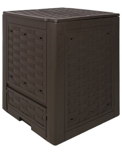 Komposter Rattan braun