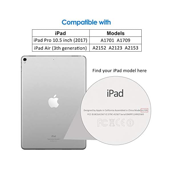 JETech Protector de Pantalla Compatible iPad Air 3 (10,5 Pulgadas Modelo 2019) y iPad Pro 10,5 (2017) Vidrio Templado - Image 3