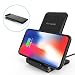 Produktbild Fast Wireless Charger, JIM'S STORE Faltbare Qi Ladegerät für iPhone X / iPhone 8 Plus / iPhone 8, kabelloses Induktive Ladestation Schnellladestation für Samsung Galaxy S9/ S9+/ Galaxy S8/ S8+/S7/ S7/ Note 8 / S8/ S8 plus und alle Qi Fähige Geräte