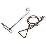 Metal Unlock Solution Ring Puzzle IQ Magic Rompecabezas Rompecabezas Juego para Niños Adultos Juguetes Educativos Regalos