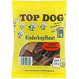 Top Dog deutsche PREMIUM Rinderkopfhaut 250g - Kopfhaut - Rind