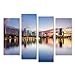 Produktbild Bild Bilder auf Leinwand Orlando Florida USA Downtown City Skyline am EOLA Lake Wandbild Poster Leinwandbild RPI