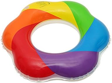 LINAG Inflatable Swimming Rings Baby Boat Floating Swim Pool Armpit Seat Summer Beach Kids Aid Raft Safety Infant Newborn,Flower,S