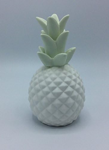 Pineapple Porcelain LED 8.5 x 15 cm White