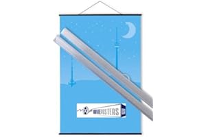 Close Up Posterleisten Transparent 61cm (Paar) Klemmschiene