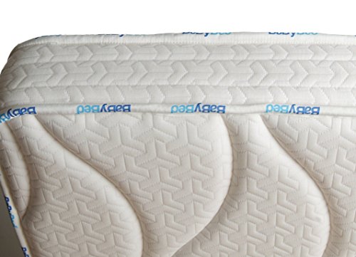 Colchón viscoelástica BaByBed Cloud + Protector de Colchón para cuna 120x60cm para bebés