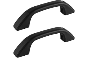Laroal 2-pack bildörrhandtag Dörrhandtag Dragstång Vattentät Harts för RV Trailer Husvagn Båt Svart Dörrhandtag