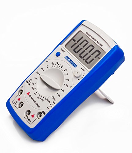 PeakTech Digital Kapazitätsmessgerät 20MF / Widerstandmessgerät 2000 Mohm / Durchgangsprüfer / DIODEN Test / Transistortest Hfe, 1 Stück, P 3705 - 2
