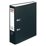 Herlitz 5480801 Ordner maX.file protect A4 (8 cm mit Einsteckrückenschild) schwarz