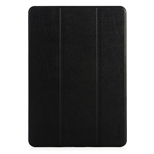 iHarbort® iPad Pro 10.5 2017 Hülle – Premium PU Leder Tasche Hülle Etui Schutzhülle Ständer Smart Cover für iPad Pro 10.5 2017, mit Schlaf / Wach-up-Funktion, Schwarz - 5