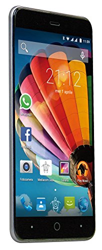 Mediacom PhonePad Duo G515 Smartphone da 8 GB, Dual-SIM, Argento