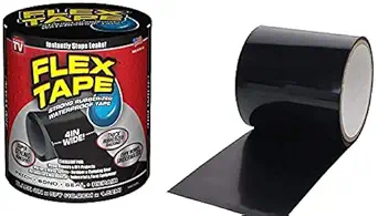 Winkmart Waterproof Flex Seal Super Strong Adhesive Sealant Tape for Any Surface, Stops Leaks, Large (Black) 1 PCS