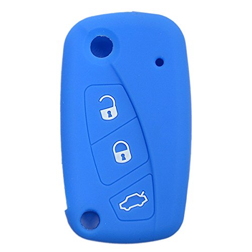 KMH Silicone Key Cover Fit for Fiat Linea/Punto Flip Key (Blue) RS.199 (60.00% Off) - Amazon