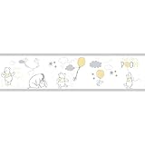  Bordüre Disney Winnie the Pooh selbstklebend in Glanzpapier waschbar wp3521 - 3 Disney Fantasy Deco Dandino.