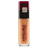  L\'Oréal Paris Infalible Base de Maquillaje, Duración hasta 24 Horas, 300 Ámbar
